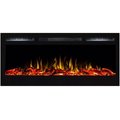 Gibson Living Gibson Living LW2035WL-GL 36 in. Madison Logs Recessed Wall Mounted Electric Fireplace LW2035WL-GL